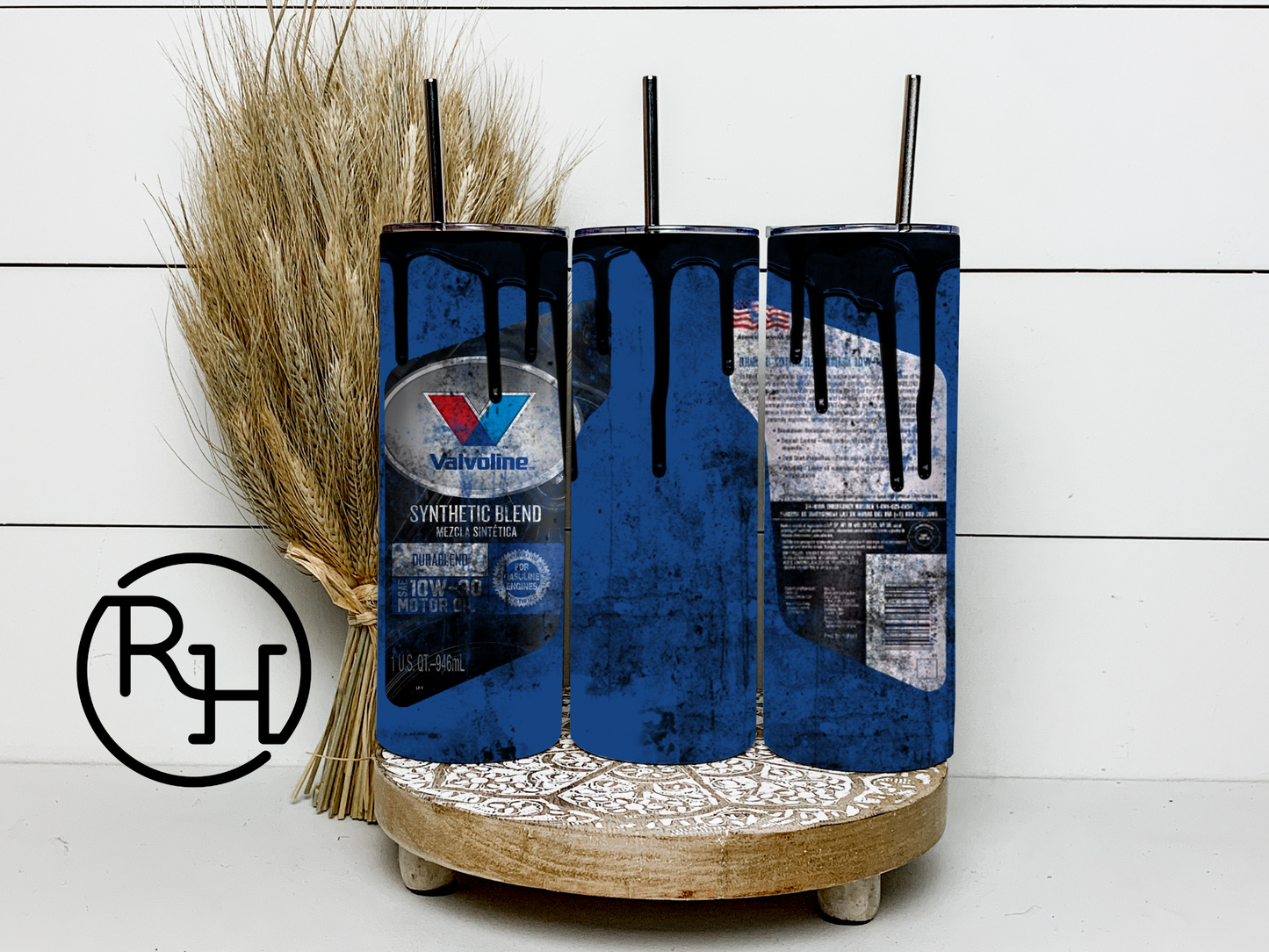 GRUNGE VALVOLINE OIL TUMBLER