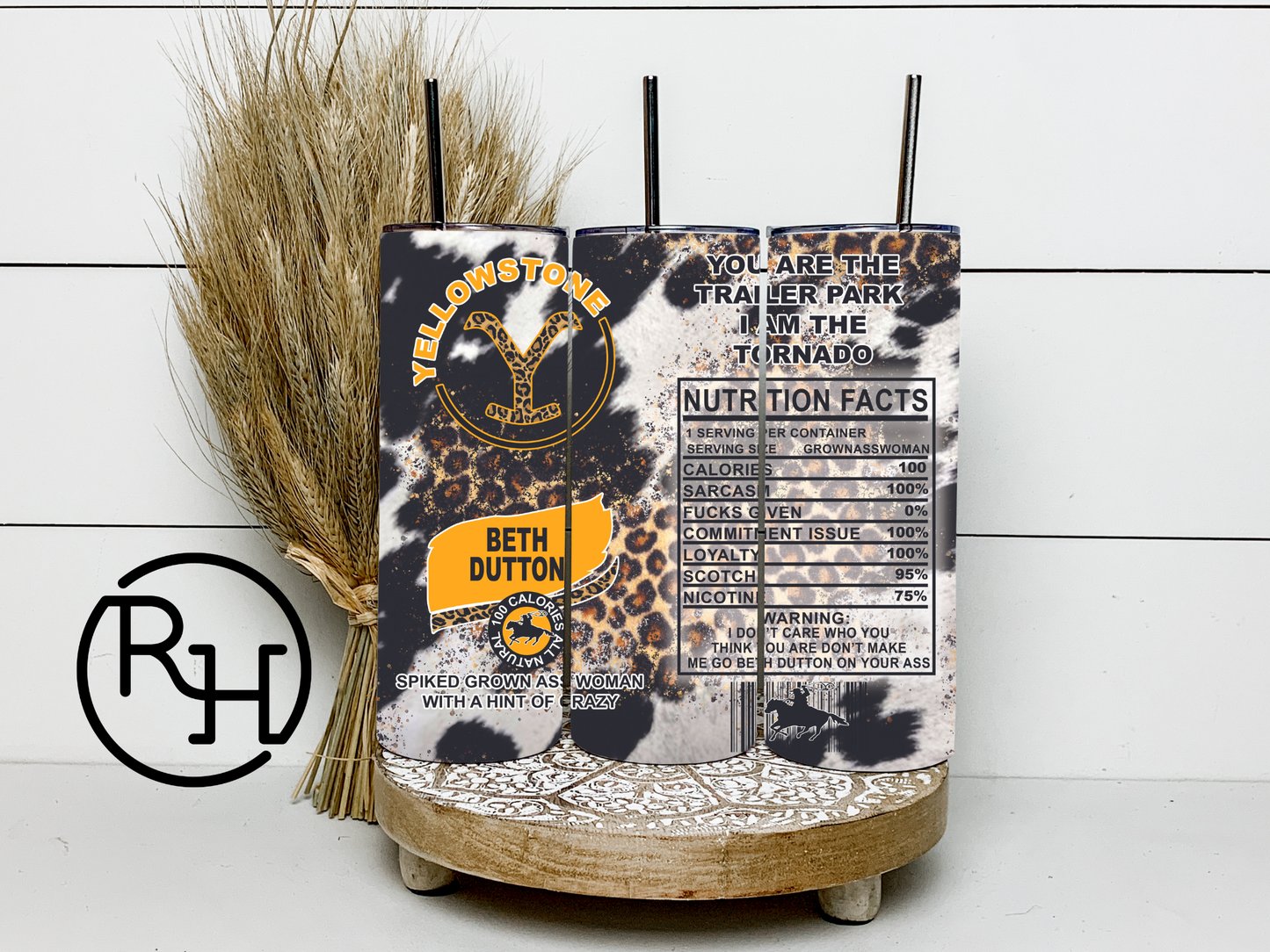 YELLOWSTONE / BETH DUTTON TUMBLER