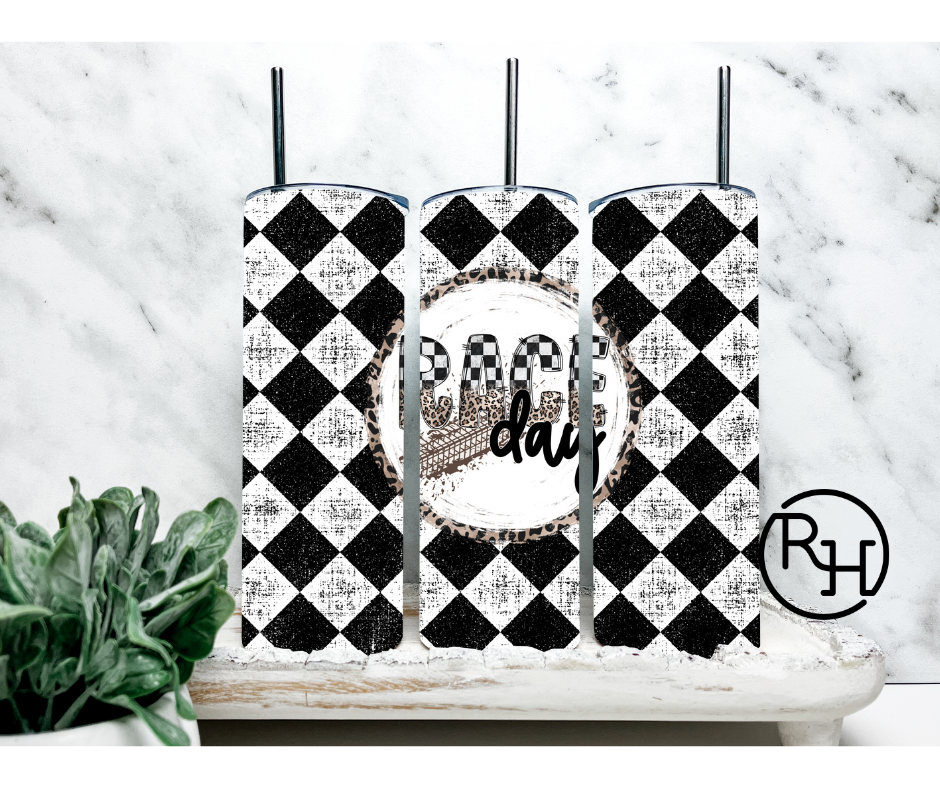 LEOPARD RACE DAY TUMBLER