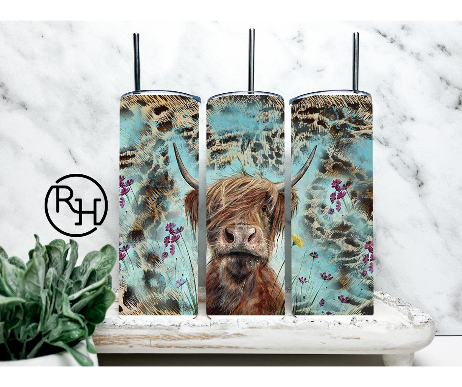 HAPPY HIGHLAND COW TUMBLER