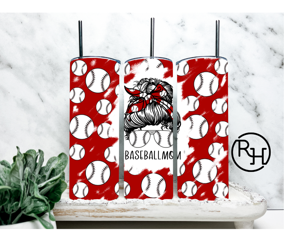 BASEBALL MOM - MESSY BUN