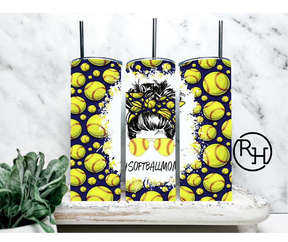 SOFTBALL MOM - MESSY BUN